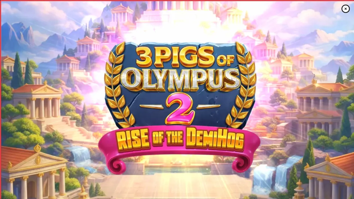 3 Pigs of Olympus 2 Rise of the DemiHog slot machine theme