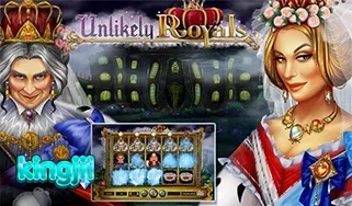 Ang makulay at kakaibang tema ng Unlikely Royals slot game